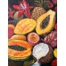 Exotic fruits - oil painting 